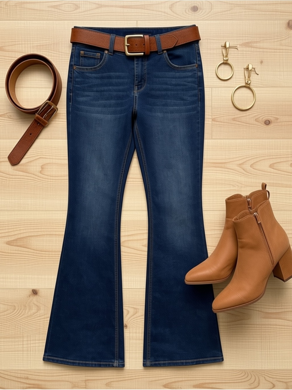 1822 Denim Dark Wash Bootcut Jeans - Size 6/28